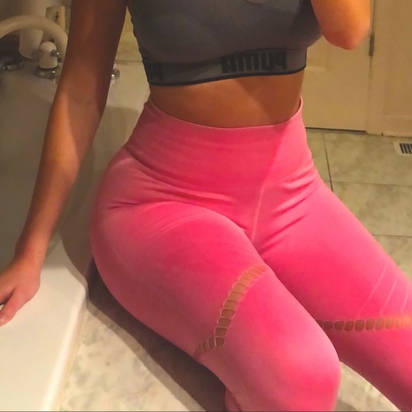Pink workout legging - Picture 2 of 5